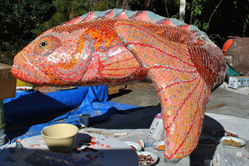 rockfish sculpture