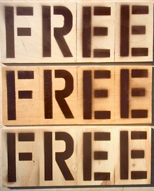 free sign stencil